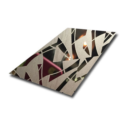 SS Sheet Gold Black 201 Inox 304 Stainless Steel Mirror Sheet For Interior Exterior Decoration
