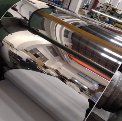 Εταιρική τιμή Sus430 0,4mm Ss Coils BA Finish Cold Roll Aisi 430 BA Mirror Stainless Steel Coil
